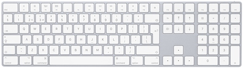 Apple Magic Keyboard Numeric Keyboard (A1843) - Silver/White, B